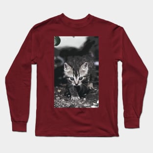 New Finition - Cat " Zazou "  3  (c)(t) by Olao-Olavia / Okaio Créations 300mm  f.2.8 canon eos 5  1989 Long Sleeve T-Shirt